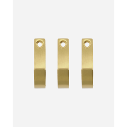 Meraki - Knage, MKThapsus, Brstet messing finish st m/3 stk. 