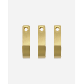 Meraki - Knage, MKThapsus, Brstet messing finish st m/3 stk. 