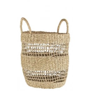 Ib Laursen | Kurv i s�gr�s � 30 H 34 cm. 