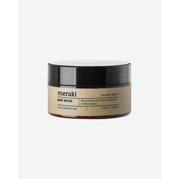 Meraki - Body butter, Northern dawn, Brun. 200ml. 