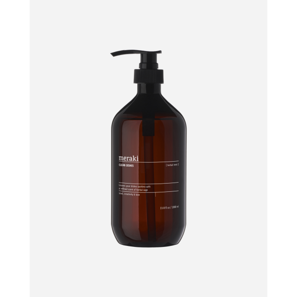 Meraki - Opvaskemiddel, Herbal nest, Brun. 1000ml.