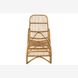J-Line - Solstol/solvogn rattan L: 174 B: 60 H: 93 cm. UDSTILLINGSMODEL MED BRUGSSPOR