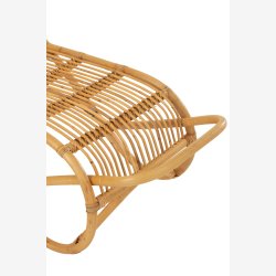 J-Line - Solstol/solvogn rattan L: 174 B: 60 H: 93 cm. UDSTILLINGSMODEL MED BRUGSSPOR