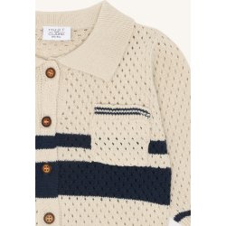 Hust &amp; Claire - Polo cardigan sand
