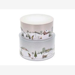 Bastian Vinter Kagedse 22x12/20x10 cm 2 stk. Arctic Ice/Woodrose