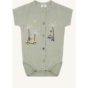 Hust & Claire - SS Body Muslin Gr�n