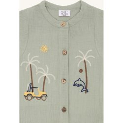 Hust &amp; Claire - SS Body Muslin Gr�n