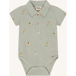 Hust &amp; Claire - SS Body polo m/dyr Gr�n