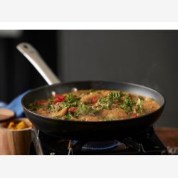 HOLM - Stegepande Sort 28cm.