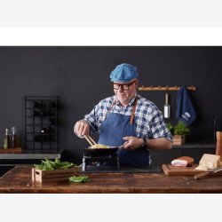 HOLM - Stegepande Sort 28cm.