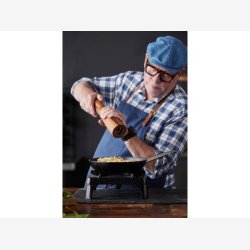 HOLM - Stegepande Sort 28cm.