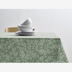 Sdahl - Mimosa Akryldug m. antislip B:140 cm Blomstret Grn Pris pr M.