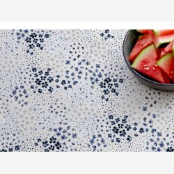 Sdahl - Viola Akryldug m. antislip B:140 cm Blomstret Bl Pris pr M.