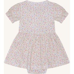 Hust &amp; Claire - SS Kjole m/blomster Hvid
