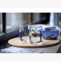 Lyngby glas - Torino glaskrus 40 cl. 2 stk. bl�