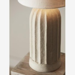 PR HOME - Haley lampefod, beige, 34 cm