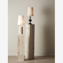 PR HOME - Haley lampefod, beige, 34 cm