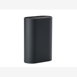 ZONE - Knivblok Singles Sort D:9 B:17 H:24 cm.