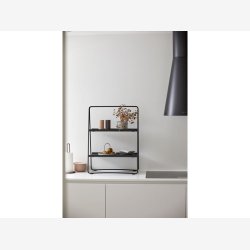 ZONE - Metal A-reol sort H: 58cm. 