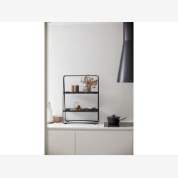 ZONE - Metal A-reol sort H: 58cm. 