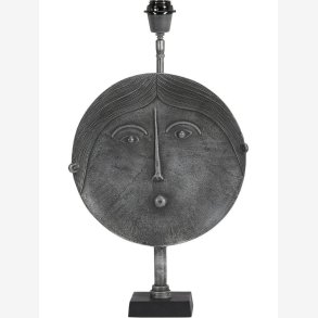 PR HOME - Mrs round lampefod, gr, 55 cm