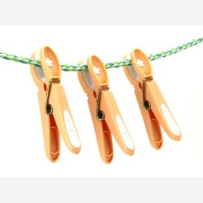 Notre Dame - Tjklemme, Fersken/Hvid