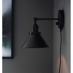 PR HOME - Anton Vglampe, Sort, 18cm.