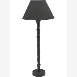 PR HOME - Chloe lampefod, mat sort, 48 cm