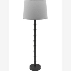 PR HOME - Chloe lampefod, mat sort, 61 cm