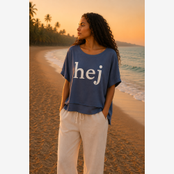 Marta Du Chateau - MdcJunia T-Shirt Navy/r�hvid Onesize