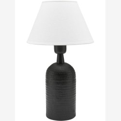 PR HOME - Riley lampefod, mat sort, 28 cm