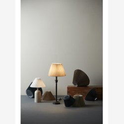 PR HOME - Riley lampefod, mat beige, 28 cm