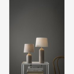 PR HOME - Riley lampefod, mat beige, 38 cm