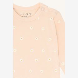 Hust &amp; Claire - Bodystock m. Sm� Blomster - Lyser�d