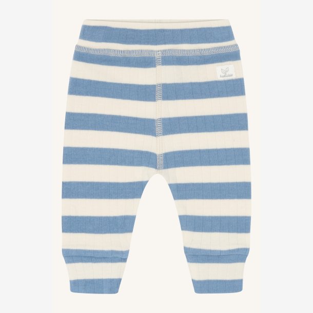 Hust &amp; Claire - Stribede Baby Bukser - Bl� &amp; Creme