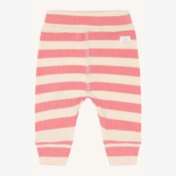 Hust &amp; Claire - Stribede Baby Bukser - Rosa &amp; Creme