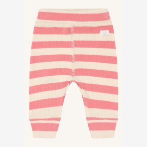 Hust & Claire - Stribede Baby Bukser - Rosa & Creme