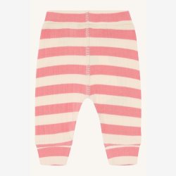 Hust &amp; Claire - Stribede Baby Bukser - Rosa &amp; Creme