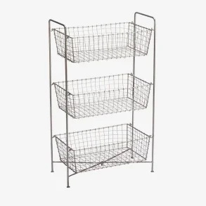 Madam Stoltz - Jernreol m. 3 kurve, stl 45x27x77 cm