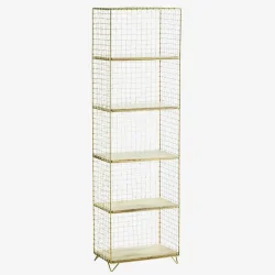 madam Stoltz - Stende reol i jern med tr