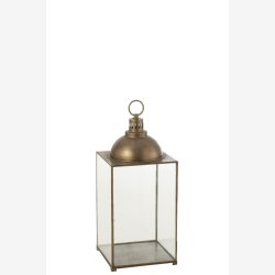 J-Line - Lanterne "Hagrid" Bronze H: 85 B: 36 D: 36 cm. 