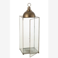 J-Line - Lanterne "Hagrid" Bronze H: 121 B: 41 D: 41 cm. 