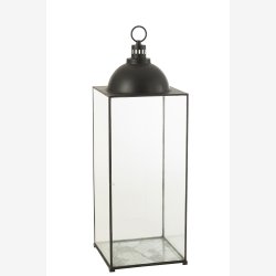 J-Line - Lanterne "Hagrid" Sort Jern H: 121 B: 41 D: 41 cm. 