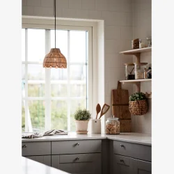 Loftlampe Pia Natur Flet 24 cm. 