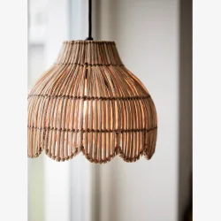Loftlampe Pia Natur Flet 24 cm. 