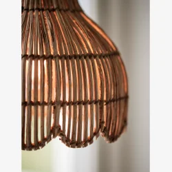 Loftlampe Pia Natur Flet 24 cm. 