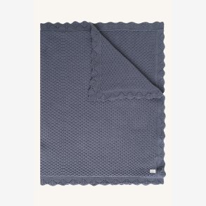 Hust & Claire - Babyt�ppe - Blue Storm 65x90 cm.