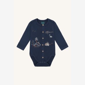 Hust & Claire - Body LS - Bl� m. Print