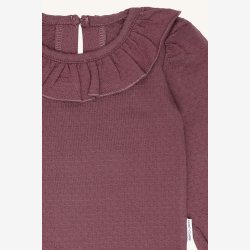 Hust &amp; Claire - Body m. LS - Plum