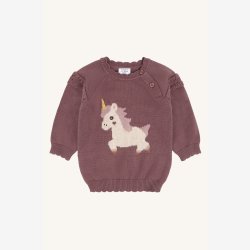 Hust &amp; Claire - Tr�je - Plum m. Enhj�rning
